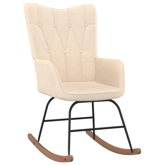 NNEVL Rocking Chair Cream Fabric