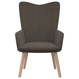 NNEVL Relaxing Chair Dark Grey Velvet