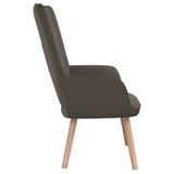 NNEVL Relaxing Chair Dark Grey Velvet