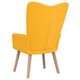 NNEVL Relaxing Chair Mustard Yellow Velvet
