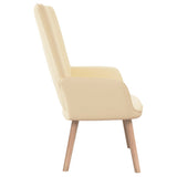 NNEVL Relaxing Chair Cream White Velvet