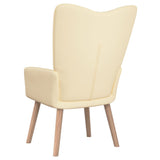 NNEVL Relaxing Chair Cream White Velvet