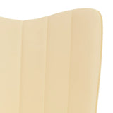NNEVL Relaxing Chair Cream White Velvet