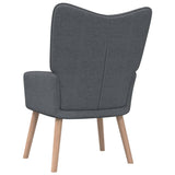 NNEVL Relaxing Chair Dark Grey Fabric