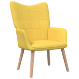 NNEVL Relaxing Chair Mustard Yellow Fabric