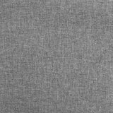 NNEVL Rocking Chair with a Stool Light Grey Fabric