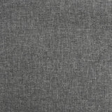 NNEVL Rocking Chair with a Stool Dark Grey Fabric