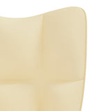 NNEVL Relaxing Chair with a Stool Cream White Velvet