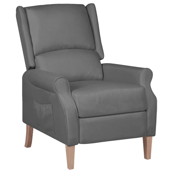 NNEVL Reclining Chair Light Grey Fabric