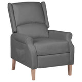 NNEVL Reclining Chair Light Grey Fabric