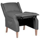 NNEVL Reclining Chair Light Grey Fabric