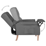 NNEVL Reclining Chair Light Grey Fabric