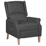 NNEVL Reclining Chair Dark Grey Fabric
