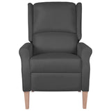NNEVL Reclining Chair Dark Grey Fabric