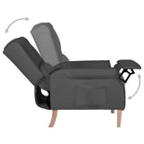 NNEVL Reclining Chair Dark Grey Fabric