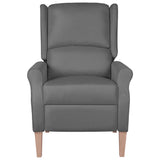 NNEVL Massage Reclining Chair Light Grey Fabric