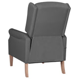 NNEVL Massage Reclining Chair Light Grey Fabric