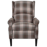 NNEVL Reclining Chair Beige Fabric