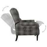 NNEVL Reclining Chair Grey Fabric