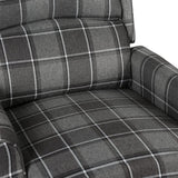 NNEVL Reclining Chair Grey Fabric