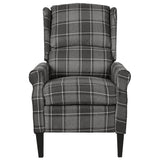 NNEVL Massage Reclining Chair Grey Fabric