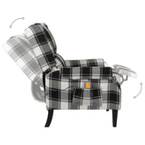 NNEVL Massage Reclining Chair Multicolour Fabric