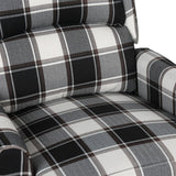 NNEVL Massage Reclining Chair Multicolour Fabric