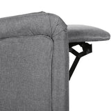 NNEVL Reclining Chair Light Grey Fabric
