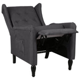NNEVL Reclining Chair Dark Grey Fabric