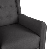 NNEVL Reclining Chair Dark Grey Fabric