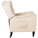 NNEVL Reclining Chair Cream Fabric