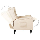 NNEVL Reclining Chair Cream Fabric