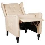 NNEVL Reclining Chair Cream Fabric