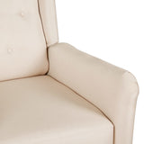 NNEVL Reclining Chair Cream Fabric