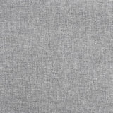 NNEVL Armchair with Solid Rubber Wood Feet Light Grey Fabric