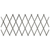 NNEVL Trellis Fences 5 pcs Grey Solid Firwood 180x30 cm