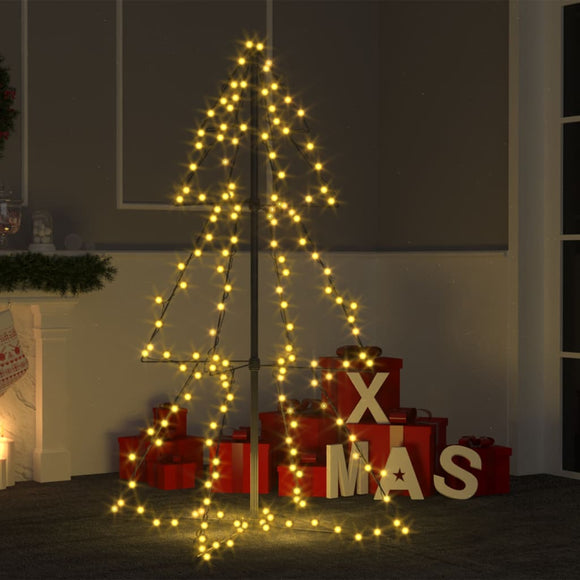 NNEVL Christmas Cone Tree 160 LEDs Indoor and Outdoor 78x120 cm