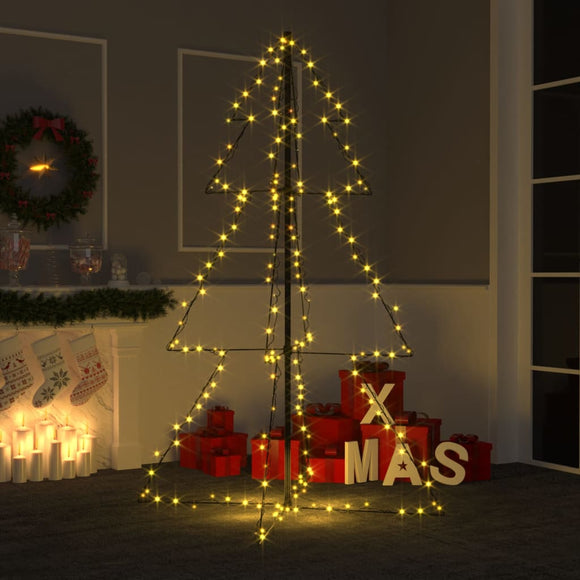 NNEVL Christmas Cone Tree 200 LEDs Indoor and Outdoor 98x150 cm