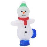 NNEVL LED Christmas Acrylic Snowman Figure Indoor and Outdoor 30cm