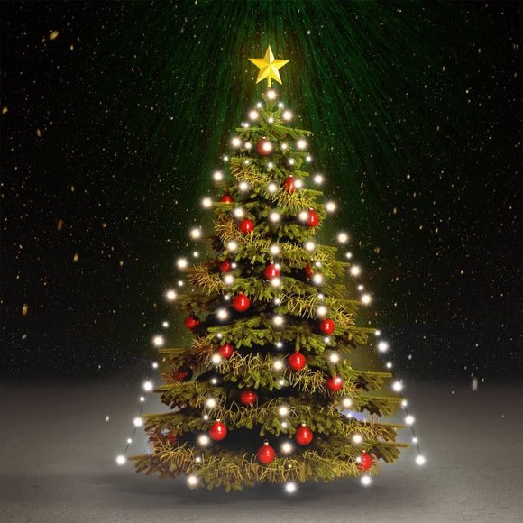 NNEVL Christmas Tree Net Lights with 210 LEDs Cold White 210 cm