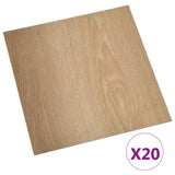 NNEVL Self-adhesive Flooring Planks 20 pcs PVC 1.86 m² Brown