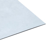 NNEVL Self-adhesive Flooring Planks 20 pcs PVC 1.86 m² White Marble