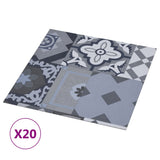 NNEVL Self-adhesive Flooring Planks 20 pcs PVC 1.86m² Coloured Pattern