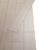 NNEVL Self-adhesive PVC Flooring Planks 5.21 m² 2 mm Oak Classic White