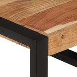 NNEVL Nesting Tables 3 pcs Solid Acacia Wood with Sheesham Finish