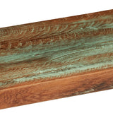 NNEVL 3 Piece Wall Cube Shelf Set Solid Reclaimed Wood
