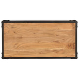 NNEVL Coffee Table 90x45x35 cm Solid Acacia Wood