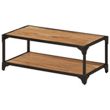NNEVL Coffee Table 90x45x35 cm Solid Acacia Wood