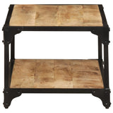 NNEVL Coffee Table 90x45x35 cm Solid Rough Mango Wood