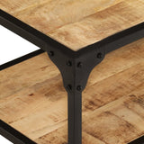 NNEVL Coffee Table 90x45x35 cm Solid Rough Mango Wood